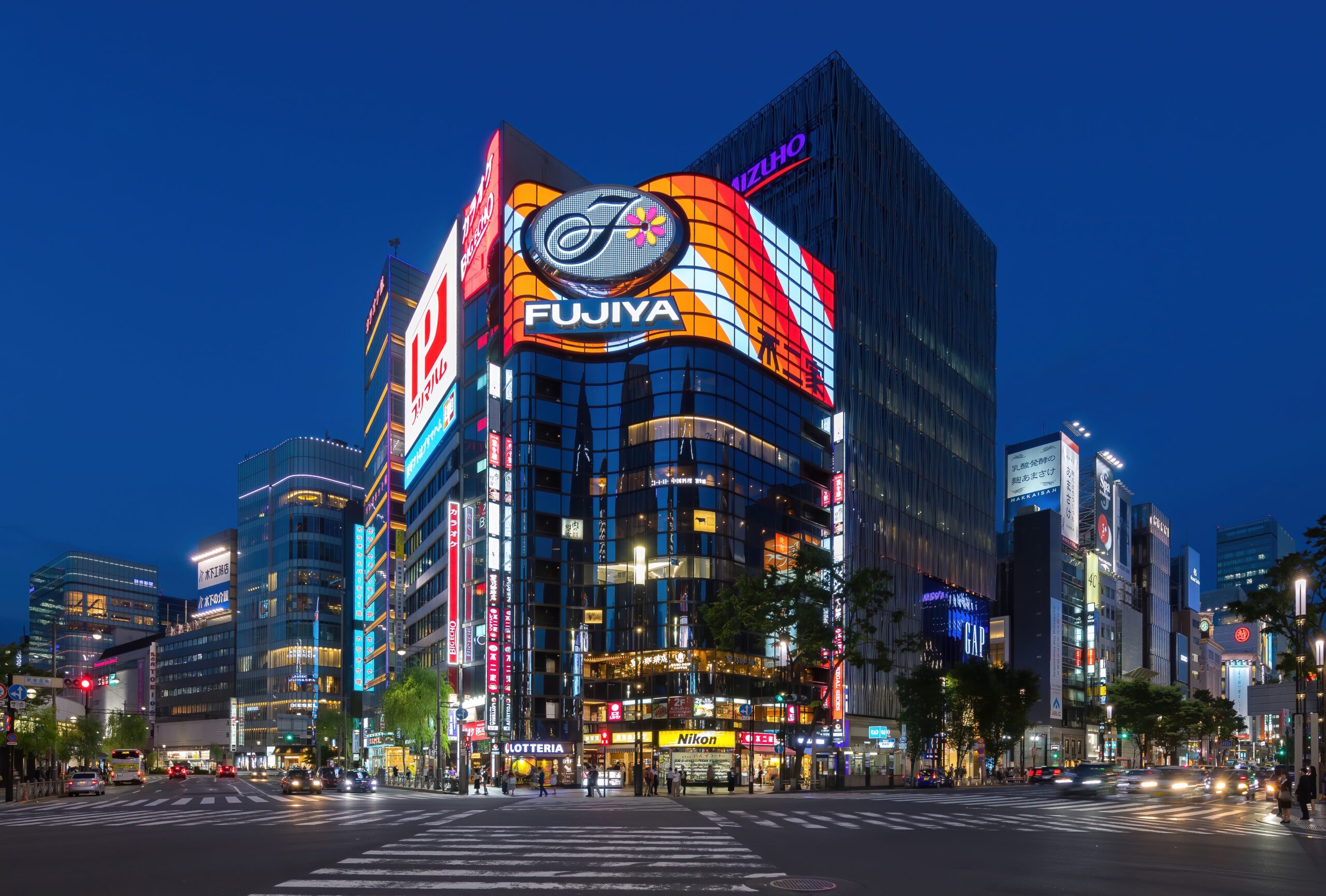 山野楽器銀座本店地点、6,710万円/㎡に到達した2026年の地価構造